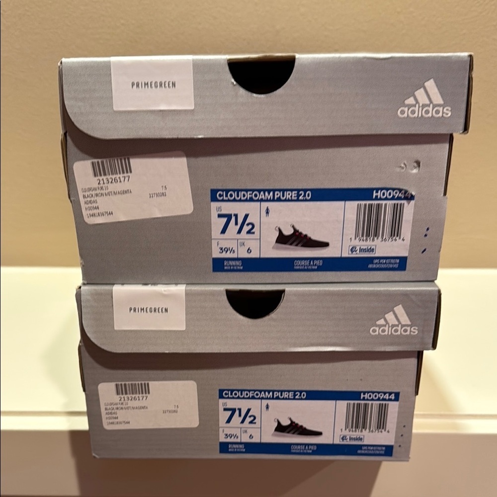 Adidas Cloudfoam Pure 2.0 Women’s Size 7.5 Running Black w/Hot Pink H00944-Z018 - Picture 15 of 16